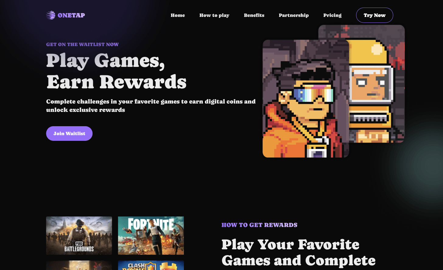 ONETAPP: Rewards Platform for Gamers - Image 1