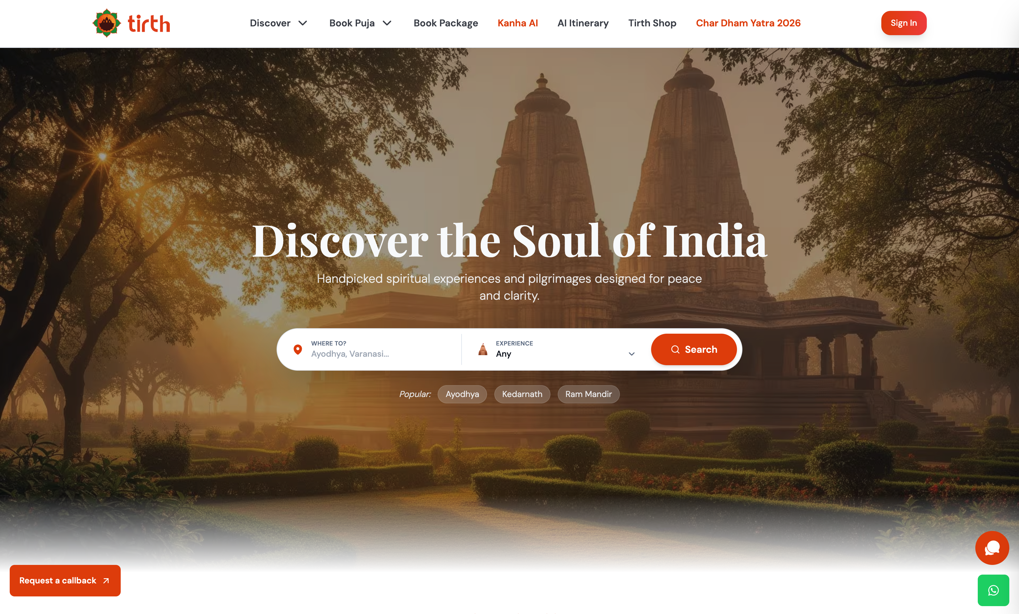 Tirth · Discover